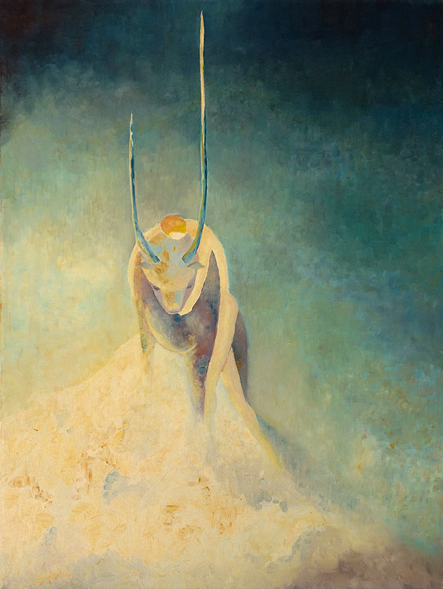Carole Debret : « Au Sommet » - Peinture sur toile