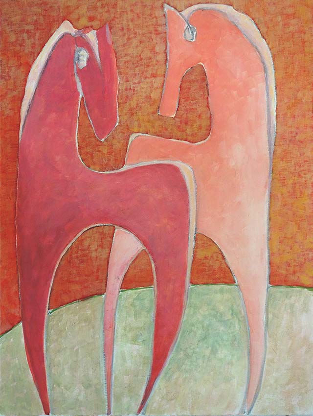 Carole Debret : « Cirque » - Peinture sur toile