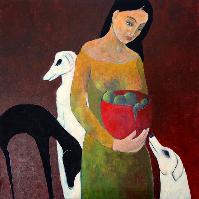 Carole Debret : « Rêveries » - Peinture sur toile