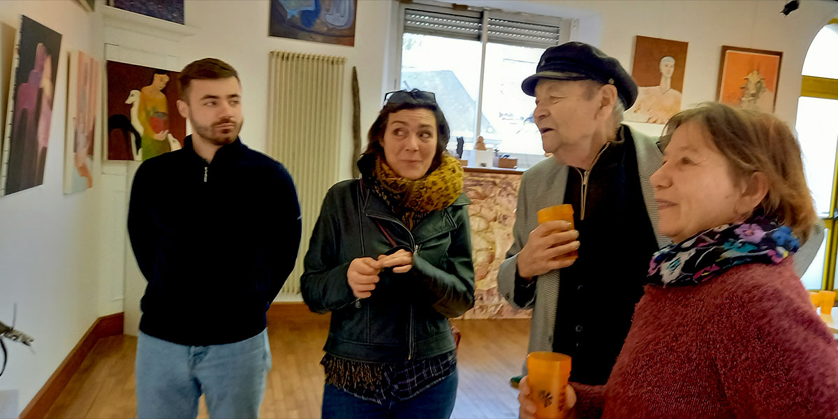 « Merci encore à tous et toutes pour ce beau vernissage ! »