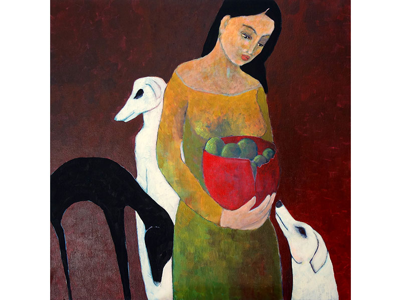 Carole Debret : « Rêveries » - Peinture sur toile